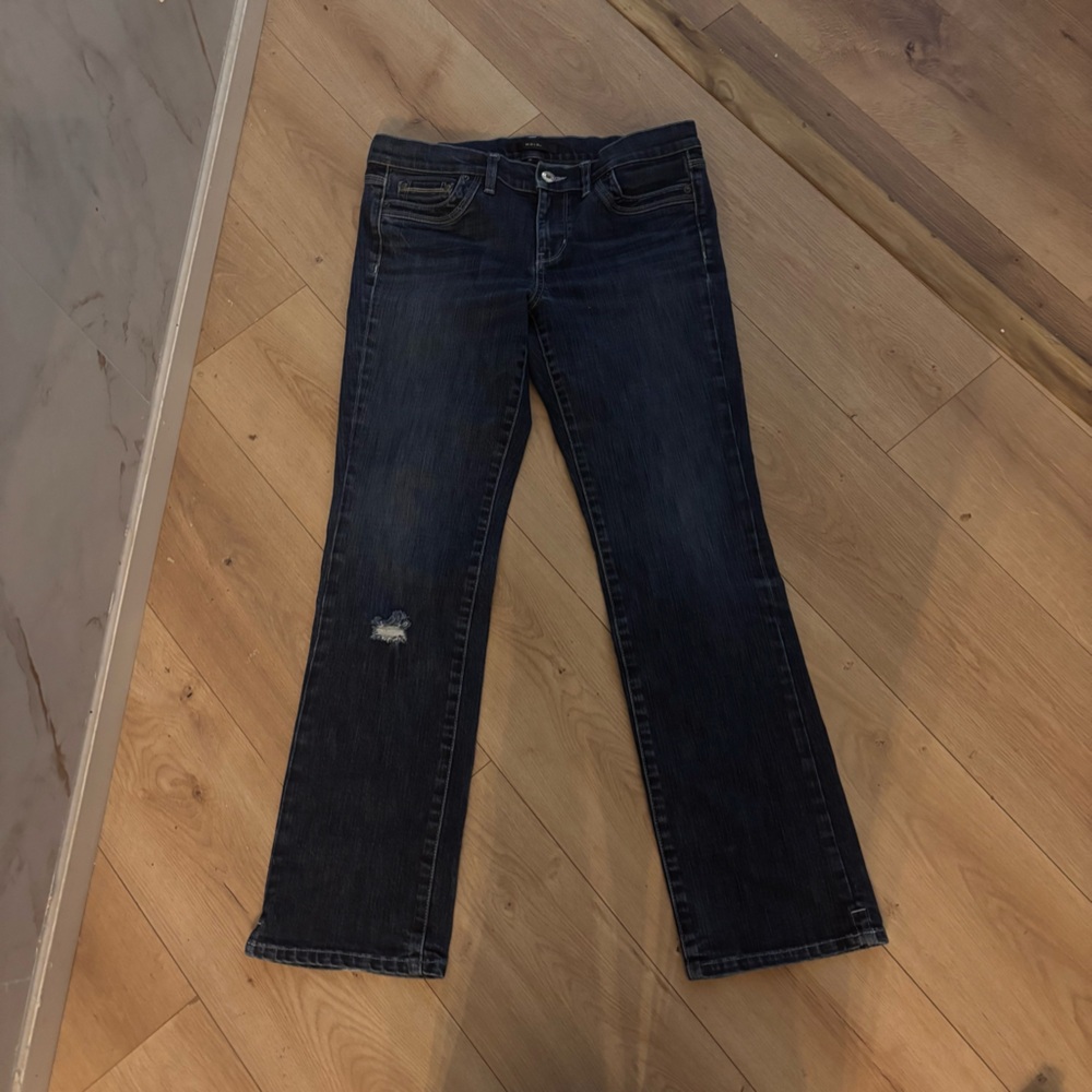 nOir Jewelry Dark Blue Women's Straight Leg Jeans Size 10